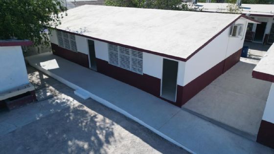 Construyen nuevas aulas en primaria Himno Nacional de Nuevo Laredo; invierten más de 3 mdp