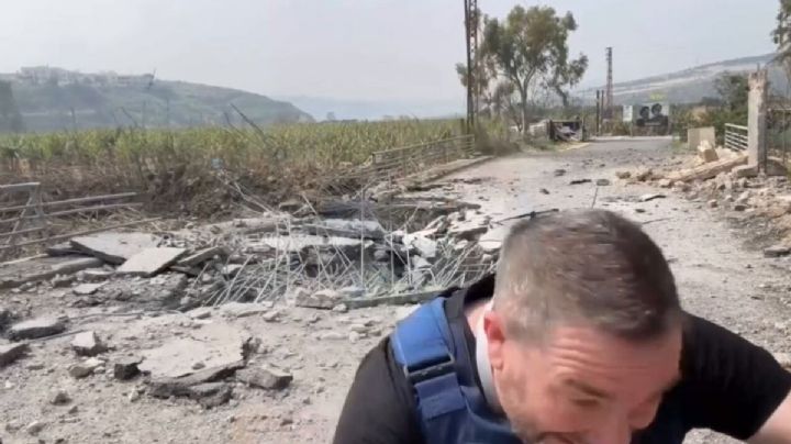 Avión de Israel ataca con misil vehículo de reporteros al sur del Líbano | VIDEO