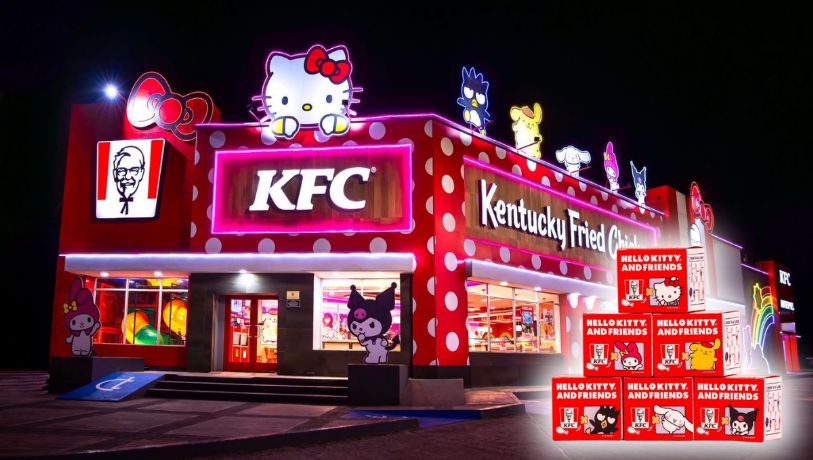 Hello Kitty llega a KFC en Monterrey; así es la sucursal temática que causa furor | VIDEO