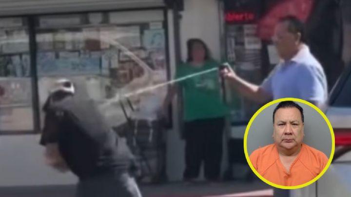 Conductor rocía insecticida al rostro de peatón tras discusión; es arrestado en Laredo