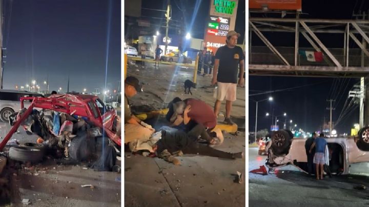 Tragedia en Reynosa: muere adolescente de 15 años en brutal choque de camionetas