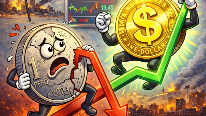 Peso mexicano sufre y dólar sube por guerra en Medio Oriente; tipo de cambio HOY 2 de marzo de 2026