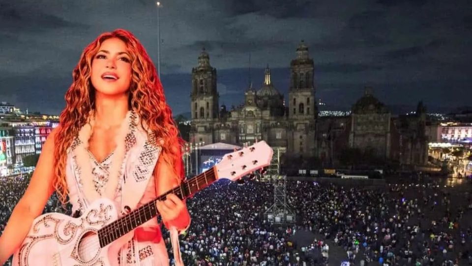 Shakira reunió a 400 mil personas en el Zócalo capitalino