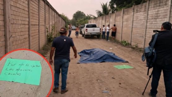 'Por no respetar mujeres casadas': taxista es hallado muerto junto a macabro mensaje
