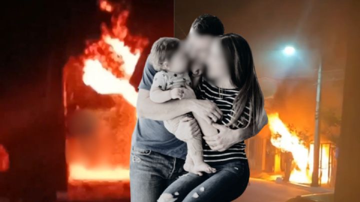Pareja de jóvenes y su bebé mueren calcinados en voraz incendio; no alcanzaron a salir de su casa