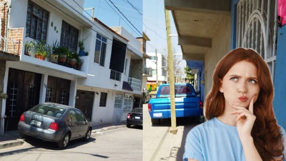 Muchos conductores en Nuevo Laredo suelen estacionarse sobre la banqueta.