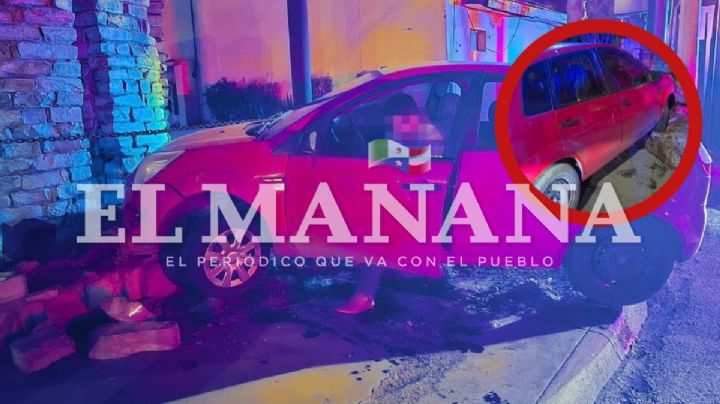 Se le acabó la fiesta: borracho se estrella con barda de hotel en Nuevo Laredo; quedó bien endeudado