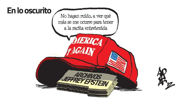 Cartón de Adrián: En lo oscurito