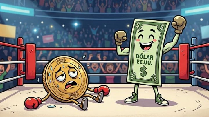 Peso mexicano registra una caída contra el dólar; tipo de cambio HOY 25 de marzo del 2026