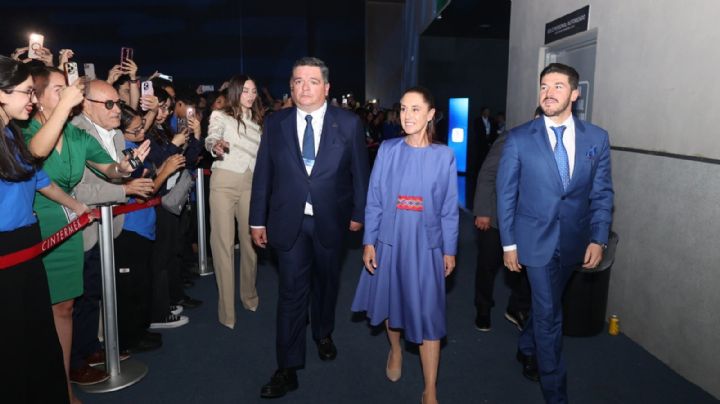 Claudia Sheinbaum visita Nuevo León para participar en la 82 Asamblea Anual de CAINTRA