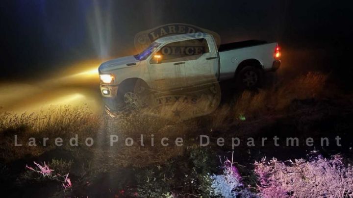 Ladrón de camionetas logra huir de la policía de Laredo; se lanzó al río Bravo para evadir arresto | VIDEO