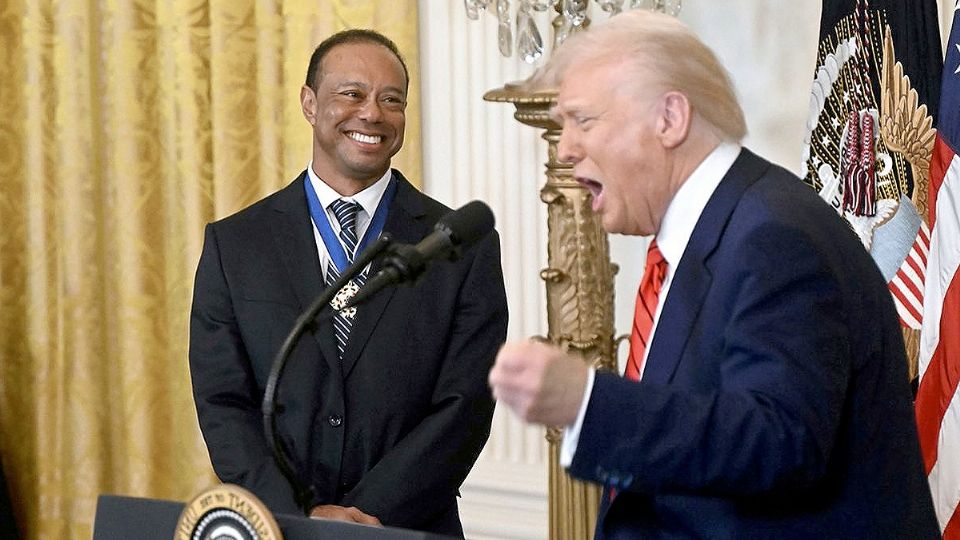 La relación especial y cercana de 'Tiger' Woods y Donald Trump