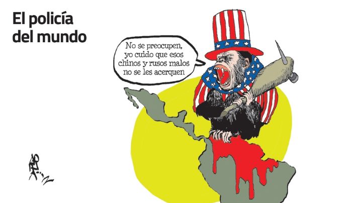 El Cartón de Adrián: El policía del mundo