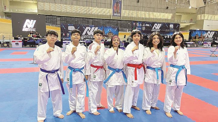 Karatecas de Nuevo Laredo van por todo a la Olimpiada Nacional