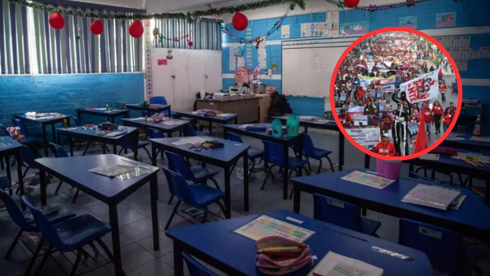 El paro anunciado por la CNTE se extenderá durante tres jornadas completas.