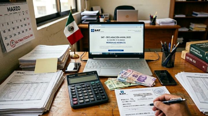 SAT: El 31 de marzo es el último día para la Declaración Anual para personas morales; ¿de cuánto es la multa por no hacerlo?