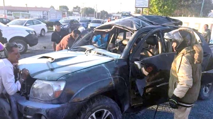 Camioneta explota en llamas tras salir del AIFA; 'El Payín' y otro operador murieron, ambos originarios de Sinaloa | VIDEO