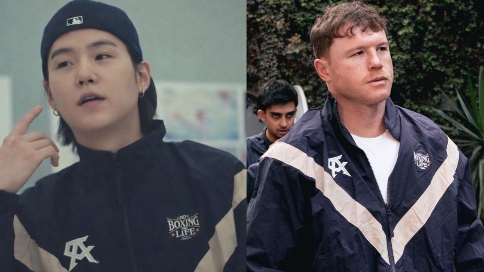 El rapero utilizó prendas de la marca del boxeador mexicano. Foto: Facebook/PanditaOppa