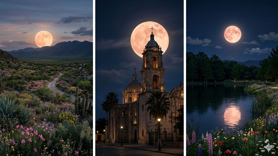 La milenaria luna rosa iluminará el cielo nocturno de nuevo