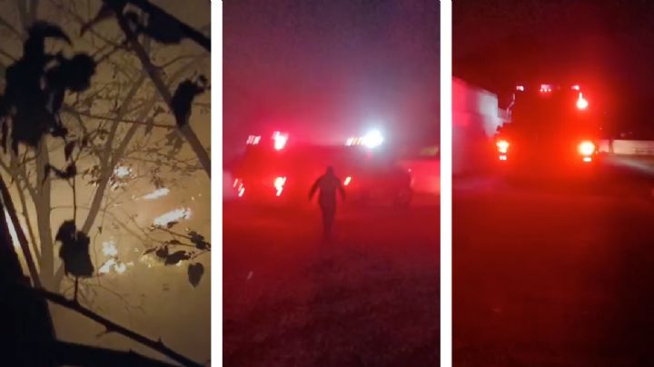 Incendio en la colonia Buenavista; Primaria General Ignacio Zaragoza estuvo en peligro