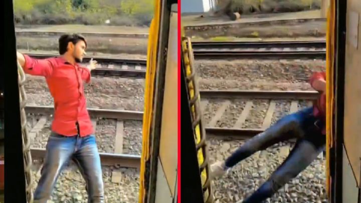 Joven muere al colgarse de un tren en movimiento, quería una selfie 'extrema' | VIDEO