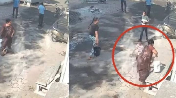 Abuelita arroja agua hirviendo a su nieto de 4 años; quemó el 45% de su cuerpo | VIDEO