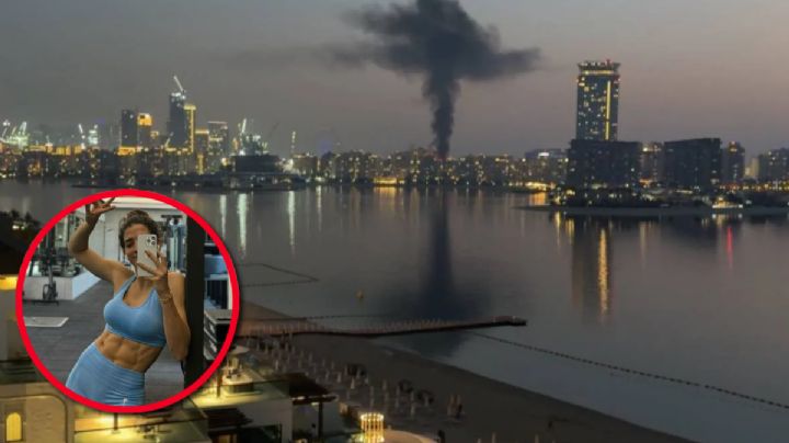 Influencer mexicana vive momentos de terror en Dubái; evacuó desde el piso 70 por temor a misiles