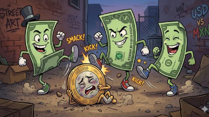 Peso mexicano es apaleado por el dólar y pierde la ventaja; tipo de cambio al cierre HOY viernes 6 de marzo