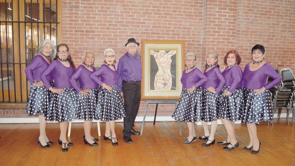 Los Chicos Malos tuvieron una participación entusiasta y disfrutaron de la exposición artística.