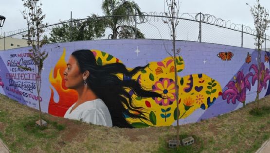 Develan mural conmemorativo por el Día Internacional de la Mujer en Nuevo Laredo