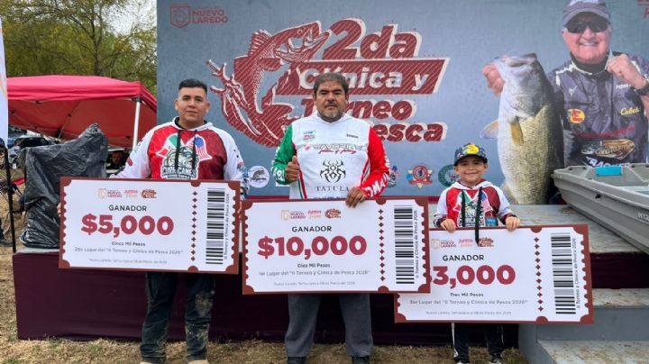 Responden familias a Torneo y Clínica de Pesca; participan 172 competidores