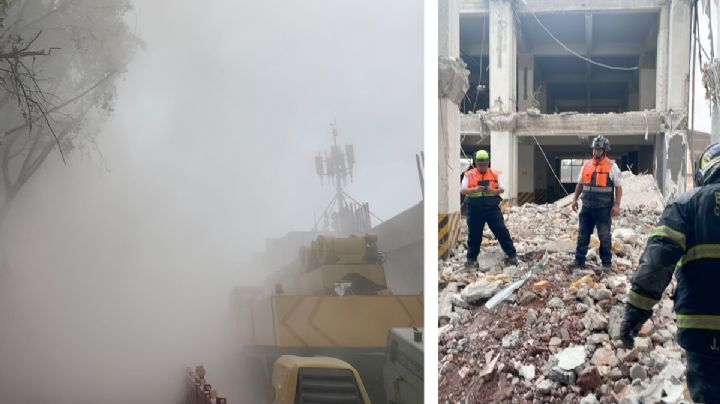 Colapsa edificio en CDMX; rescatan heridos y buscan a personas atrapadas en los escombros