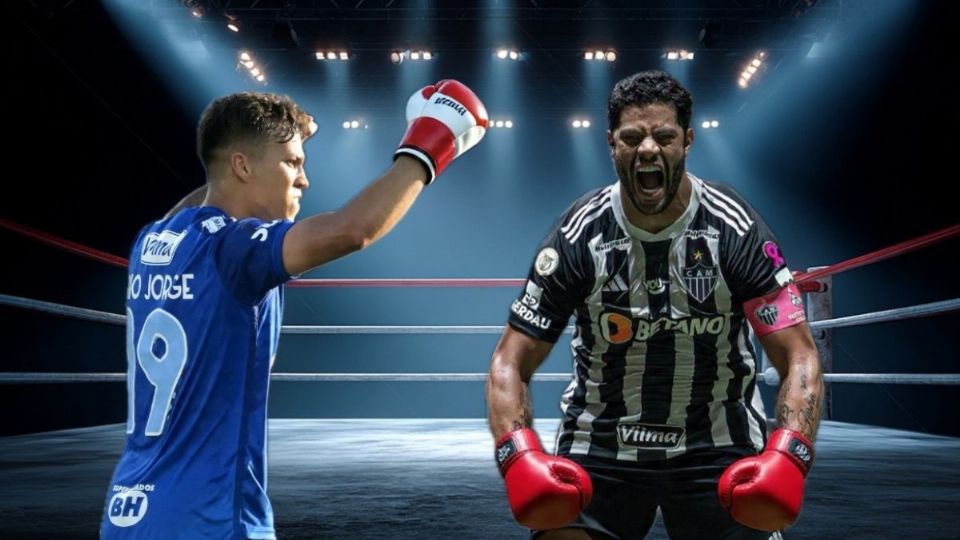 Jugadores de Cruzeiro y Atlético Mineiro llegaron a los golpes.