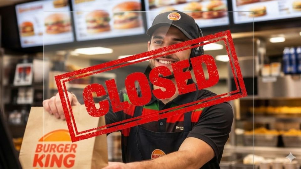 Empleados del Burger King esperan ser reubicados en otras sucursales tras el cierre definitivo