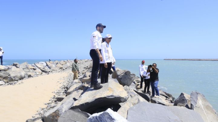 Tamaulipas impulsa desarrollo del Puerto del Norte; Américo Villarreal recorre obras y proyectos estratégicos