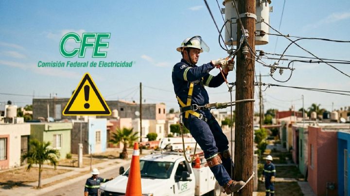 ¡Qué no te tome por sorpresa! Estos son los cortes de CFE programados para el sábado 11 de abril 2026