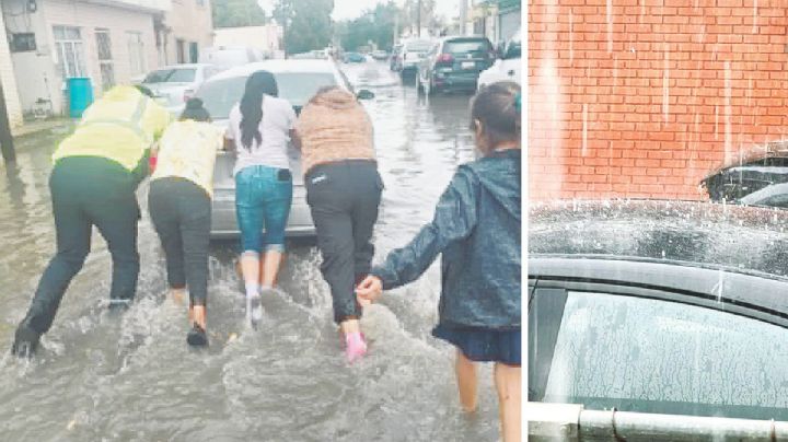 Tormenta eléctrica y rayos incendian dos casas y dos palmas en los Dos Laredos