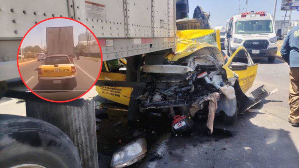 La camioneta fue proyectada contra un tráiler detenido en la vía.