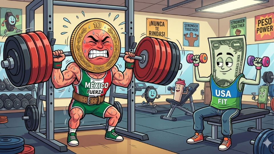 El peso mexicano mantiene una tendencia de apreciación en el mediano plazo.