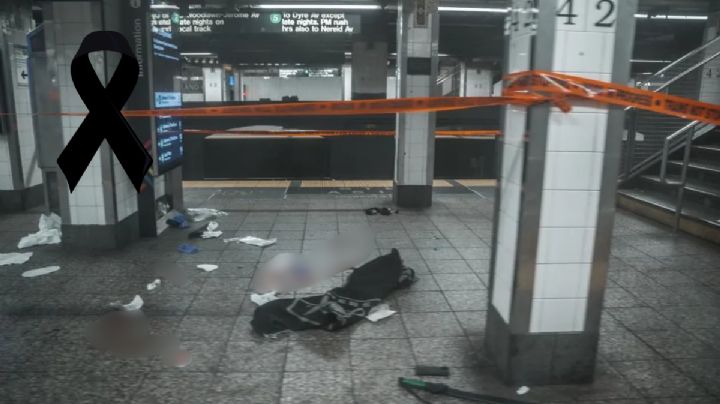 Hombre usa machete para atacar a 3 abuelitos en el metro de Nueva York; policía lo mata a balazos