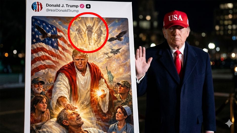 Donald Trump quitó de sus redes su polémica iliustración