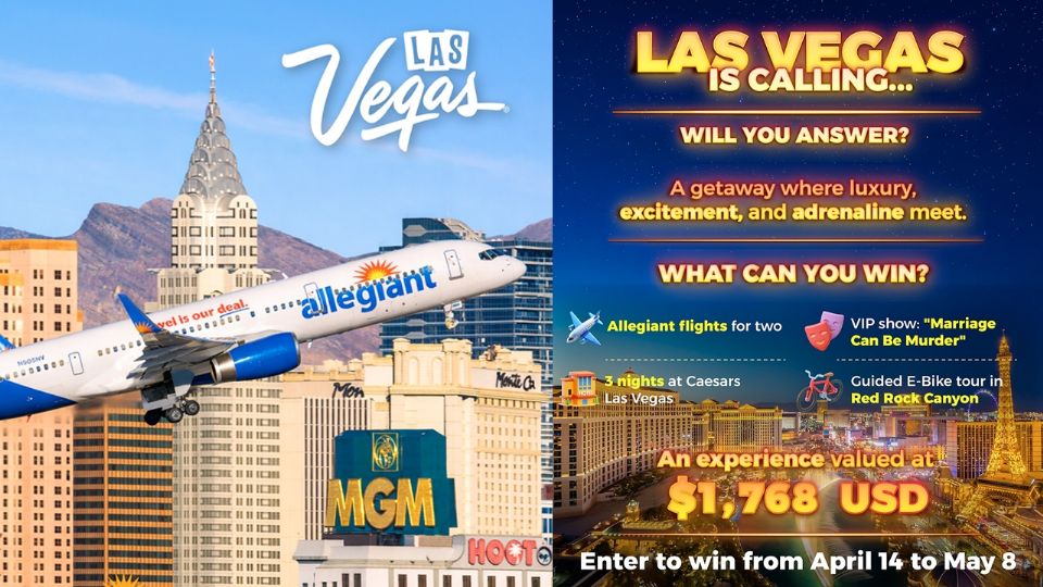Viaje gratis a Las Vegas