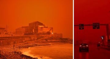 Polvo del Sahara 'pinta' de rojo a países en Europa; ¿llegará a Tamaulipas?