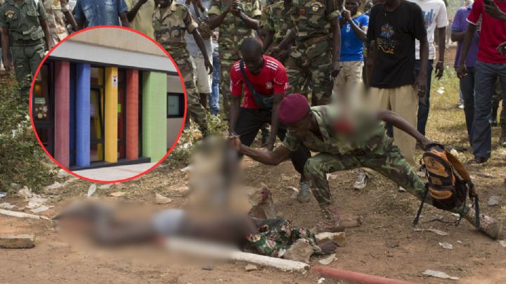 Horror en guardería: padres intentan linchar a hombre que mató a sus hijos a machetazos