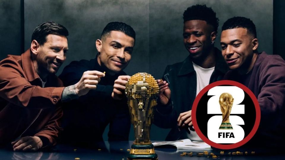 Messi, CR7, Vinícius y Mbbapé juntos en campaña de LEGO.