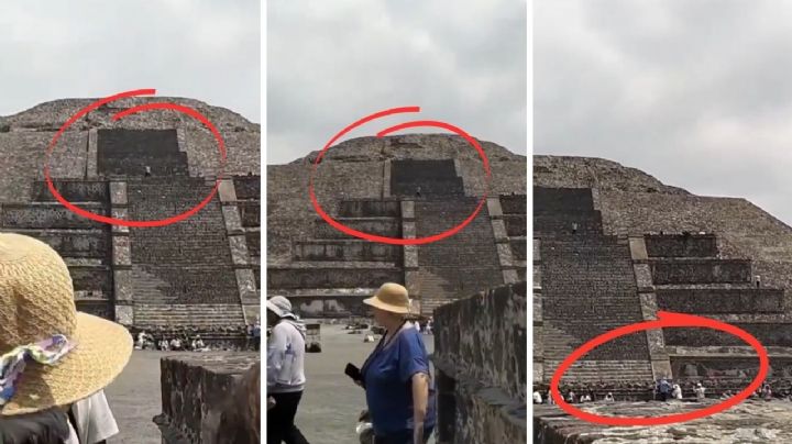 Mata a turista canadiense en Pirámide de la Luna en Teotihuacán, hiere a 4 y atacante se quita la vida | VIDEO