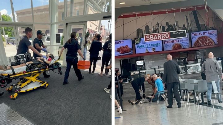 Tiroteo masivo dentro del área de restaurantes de un mall en EU deja saldo de 10 heridos de bala | VIDEO