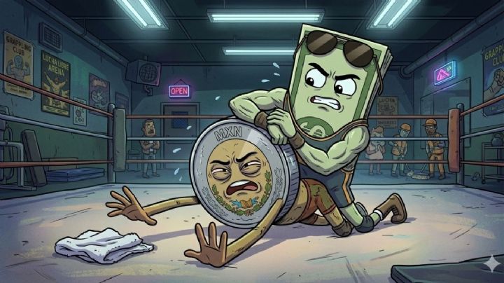 Peso mexicano es presionado por el dólar y tira la toalla; tipo de cambio al cierre HOY jueves 23 de abril