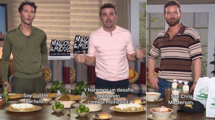 Elenco de ‘Malcolm el de en medio’ prueba comida mexicana en su visita al país; ¿cuál fue su favorito? | VIDEO