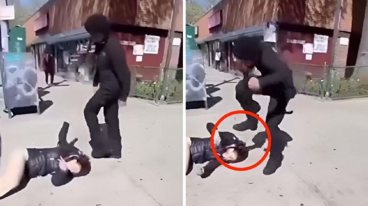 Estudiante golpeó y pisó la cabeza de una joven por no darle su número de teléfono | VIDEO